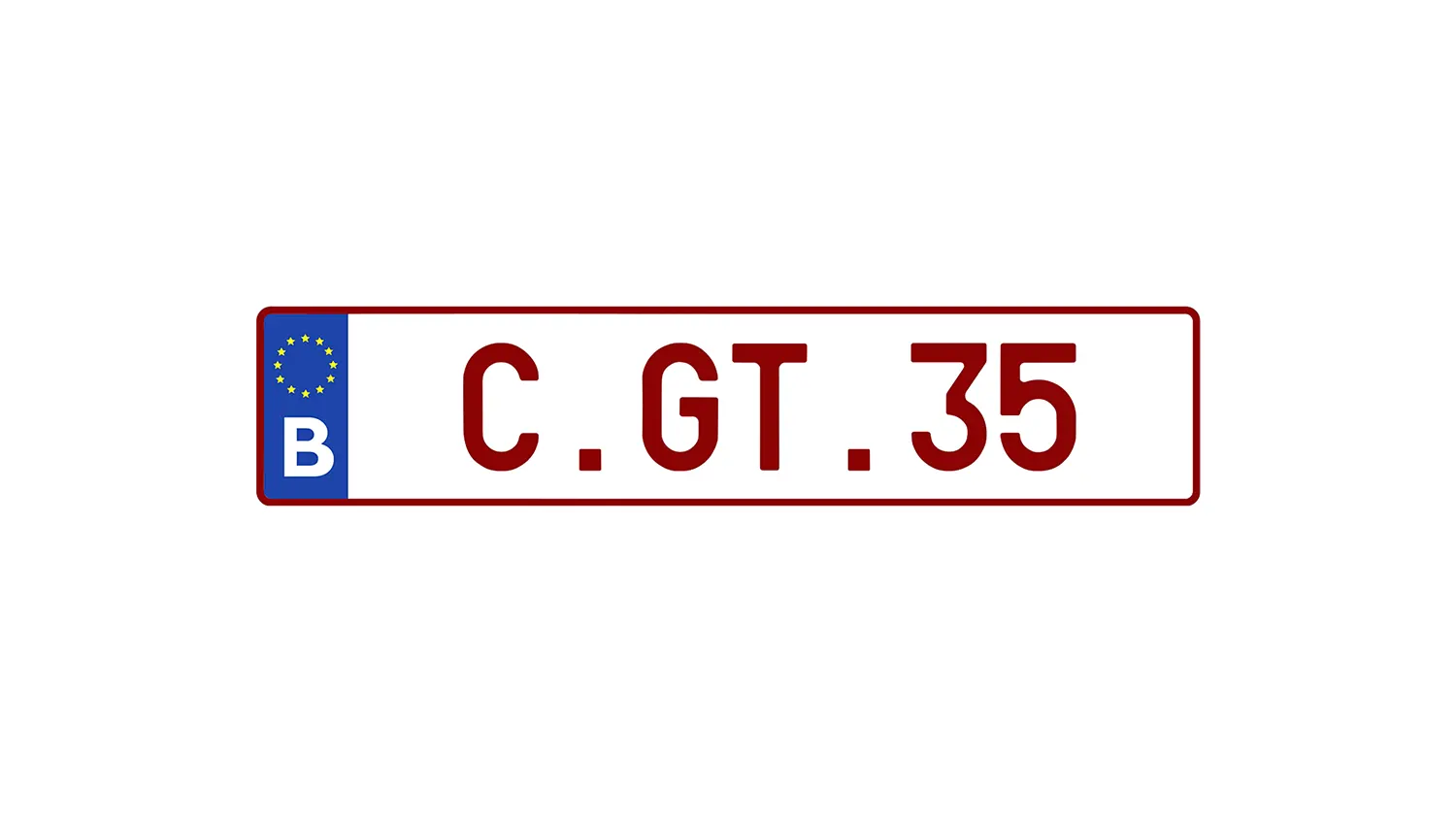 example of old approved plate