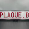 Porte plaque en plastique ABS noir style german+plaque