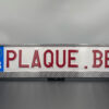 Porte plaque décoration Carbone